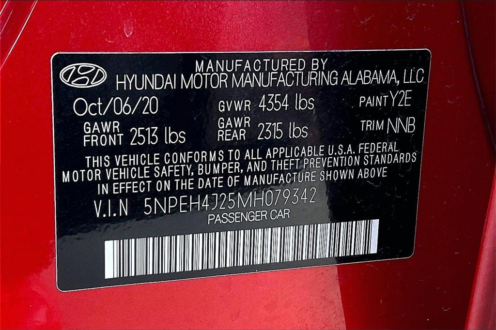 2021 Hyundai Sonata Limited