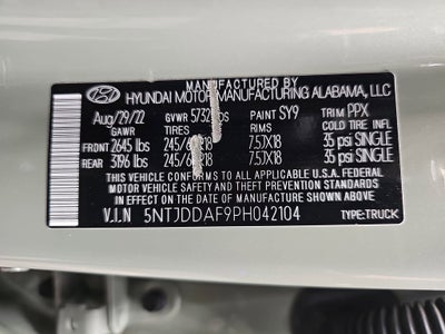 2023 Hyundai Santa Cruz SEL Premium