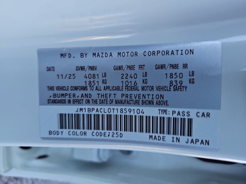 2026 Mazda Mazda3 2.5 S Preferred