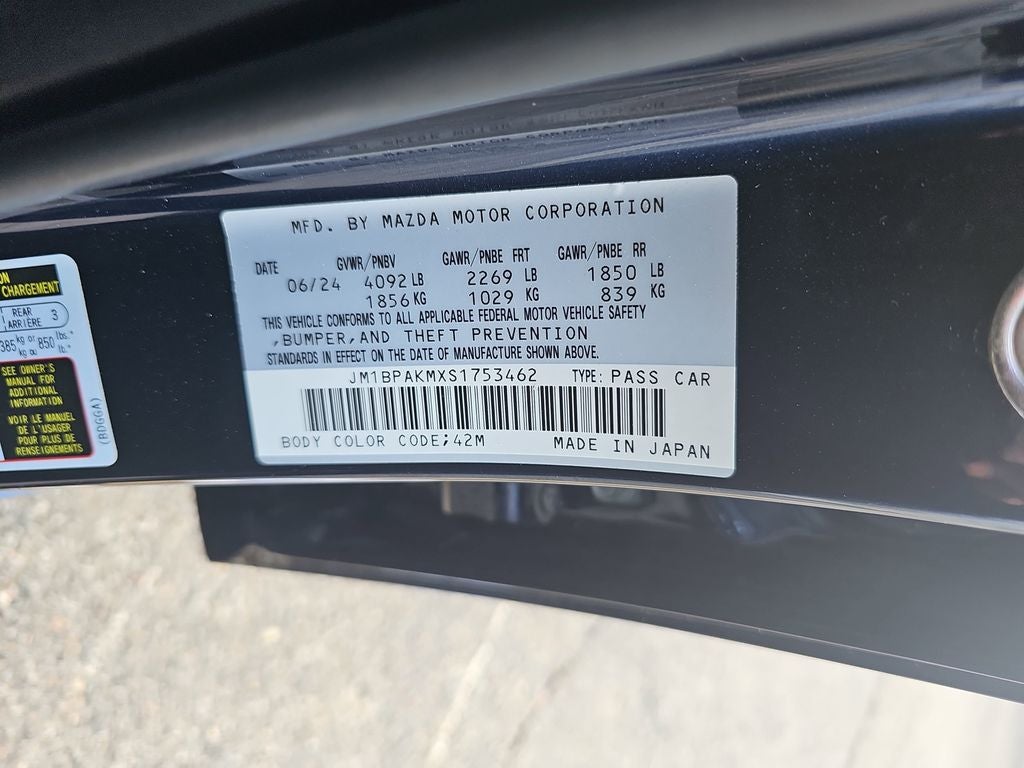 2025 Mazda Mazda3 2.5 S Select Sport