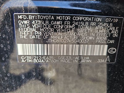2019 Lexus IS 300